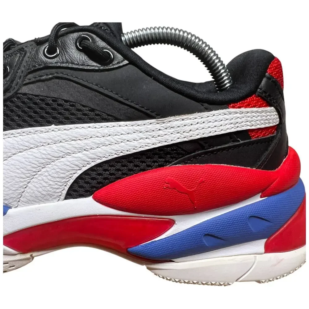 PUMA Lqdcell Epsilon Men's 9.5 Black Dazzling Blue Training Shoe Sneakers